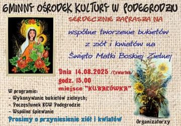 Warsztaty - Matki Boskiej Zielnej