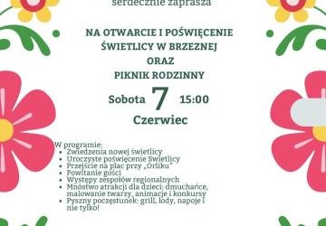 Otwarcie i poświęcenie Świetlicy w Brzeznej