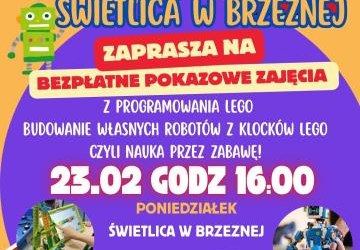 Zajęcia pokazowe Robotyka LEGO - Filia w Brzeznej