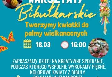 🌺 Wielkanocne przygotowania w świetlicach – warsztaty bibułkarskie dla dzieci