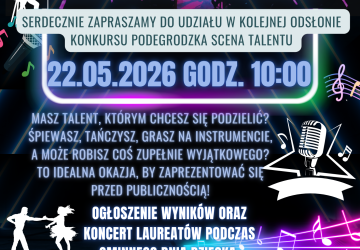 Spełnij marzenie o scenie – Podegrodzka Scena Talentów 2026