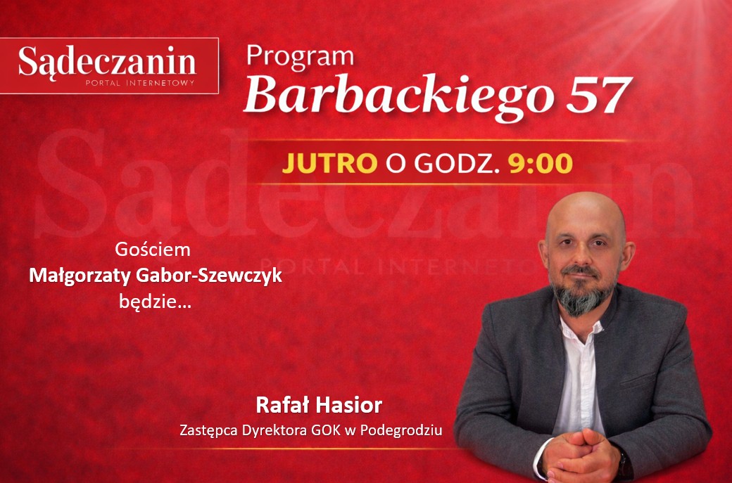 „Barbackiego 57” – rozmowa z zastępcą dyrektora GOK Rafałem Hasiorem o kulturze i inicjatywach w Podegrodziu