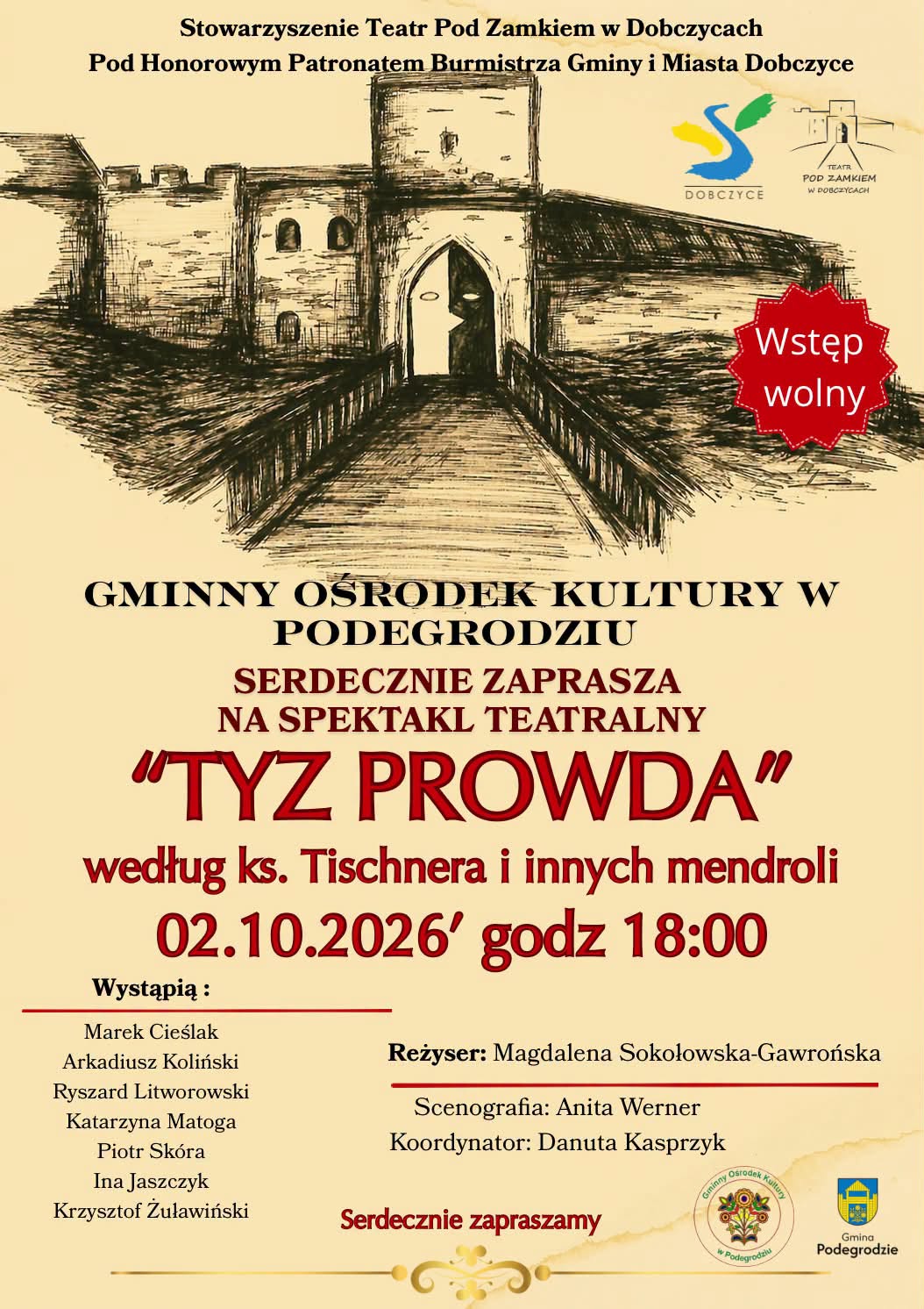 🎭 Spektakl teatralny „Tyz prowda”