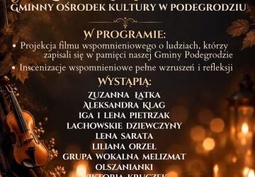 🕯️ „PAMIĘĆ, KTÓRA POZOSTAJE” – KONCERT ZADUSZKOWY W PODEGRODZIU